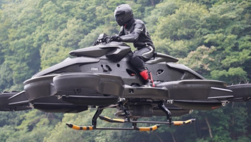Deze vliegende motorfiets is nu écht te koop voor €778.000,-