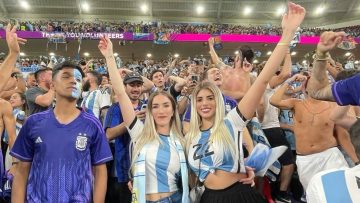 Argentijnse WK-fans die tijdens finale topless gingen ontsnappen aan straf