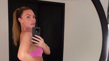 Kim Feenstra deelt fijne bikini foto: “zomer in de winter”