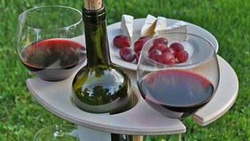 Deze opvouwbare wijntafel van Bol.com is de geniaalste must-have voor de zomer
