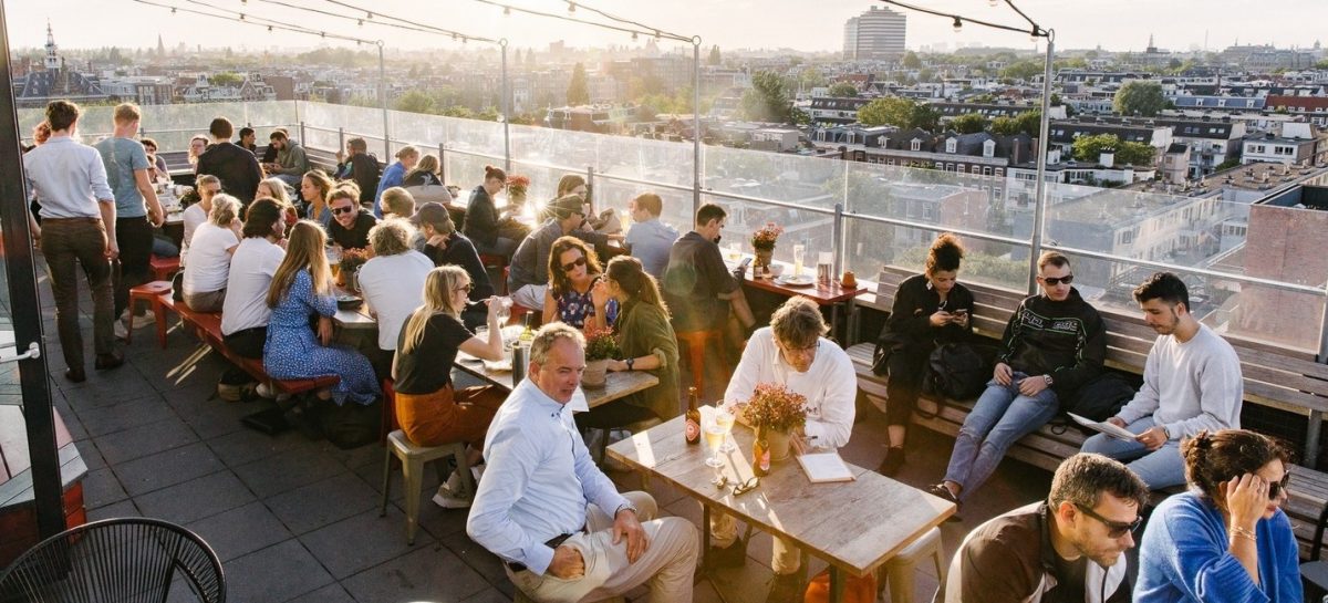 5 toffe rooftop restaurants en bars in Amsterdam