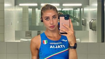 Italiaanse atlete Gaia Sabbatini is een grote hit op Instagram