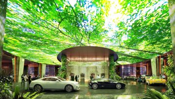 In Dubai bouwt men het eerste hotel met indoor regenwoud
