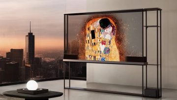 LG maakt fans wild: onthult draadloze, transparante tv van 77 inch