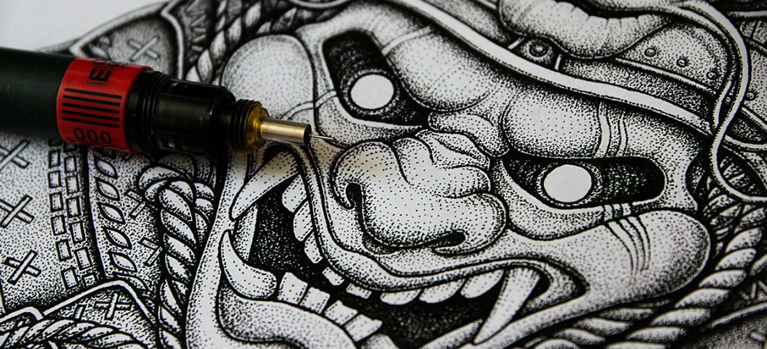 Tattoo inspiratie: de pointillism stijl is een waar kunstwerk