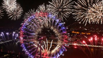 Londen gaf de beste vuurwerkshow ter wereld