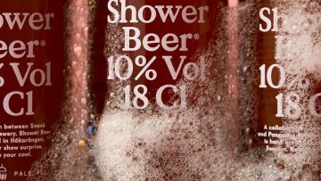 Genieten van dit speciale biertje voor onder de douche