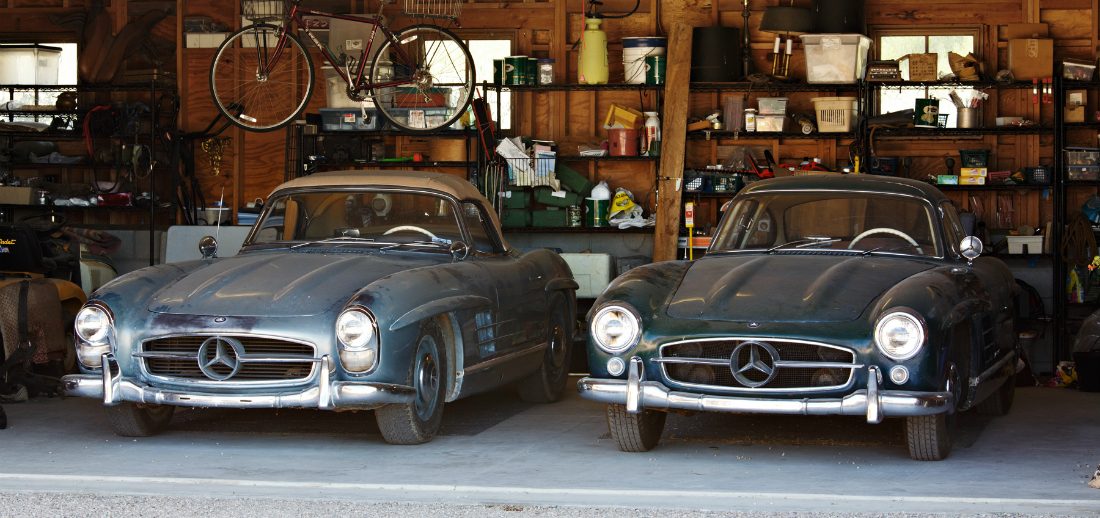 Unieke vondst: twee Mercedes SL’s uit de 1950s