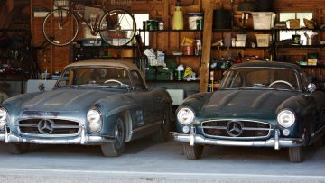 Unieke vondst: twee Mercedes SL’s uit de 1950s
