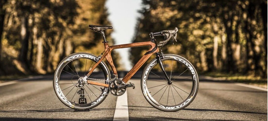 Deze houten fiets is luxe van het hoogste niveau