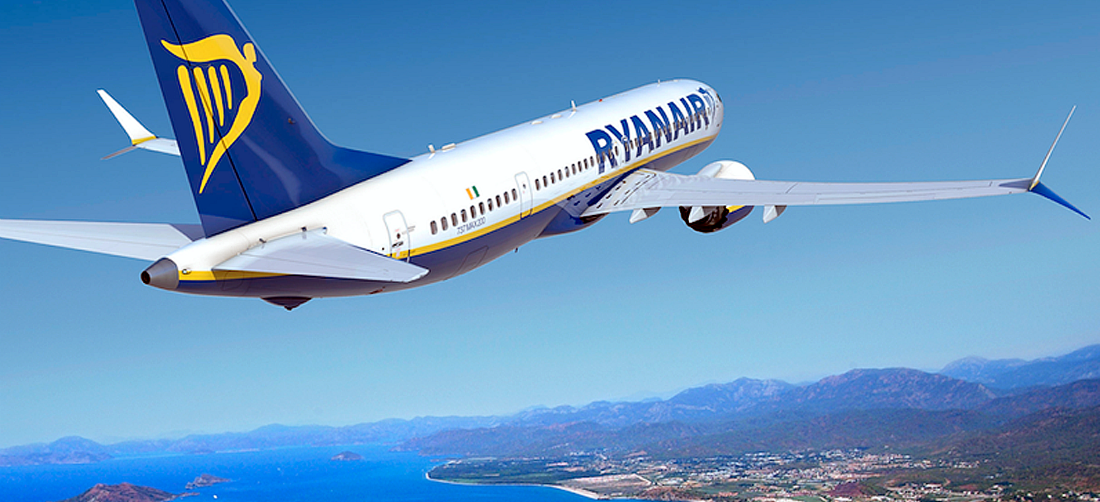 Je kan nu voor slechts €20 door heel Europa vliegen met Ryanair