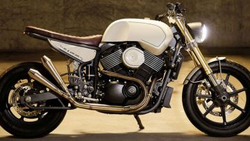 Deze customized Harley Davidson is de perfecte mix van ruw en stijlvol