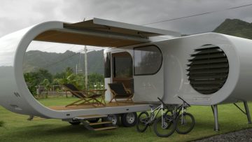 Romotow: de next-level caravan met een uitschuifbaar terras